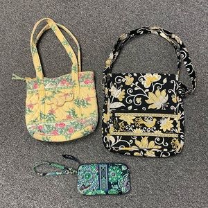 Vera Bradley Bags & Wallet Set